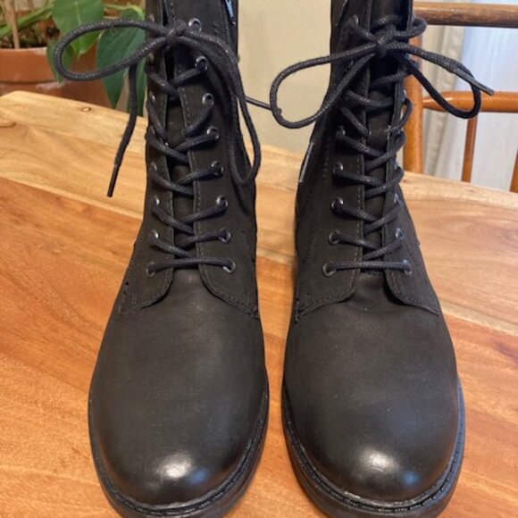 Josef Seibel Ankle Boots Black Leather - Womens 42 - Picture 2 of 3